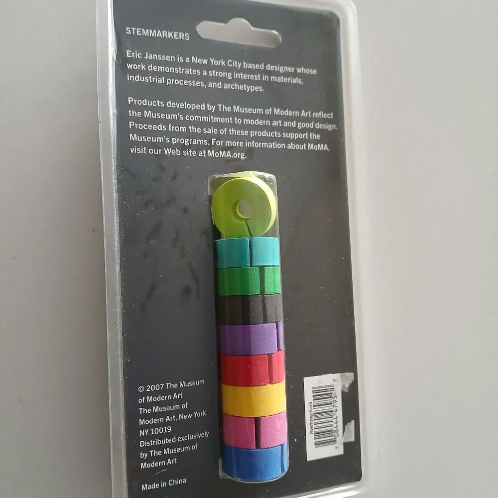MOMA by Eric Jansen - Stem markers for wine glasses - NEW